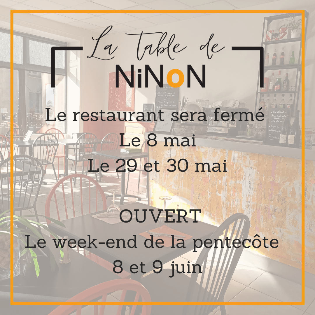 Ouvert week-end end de la pentecôte